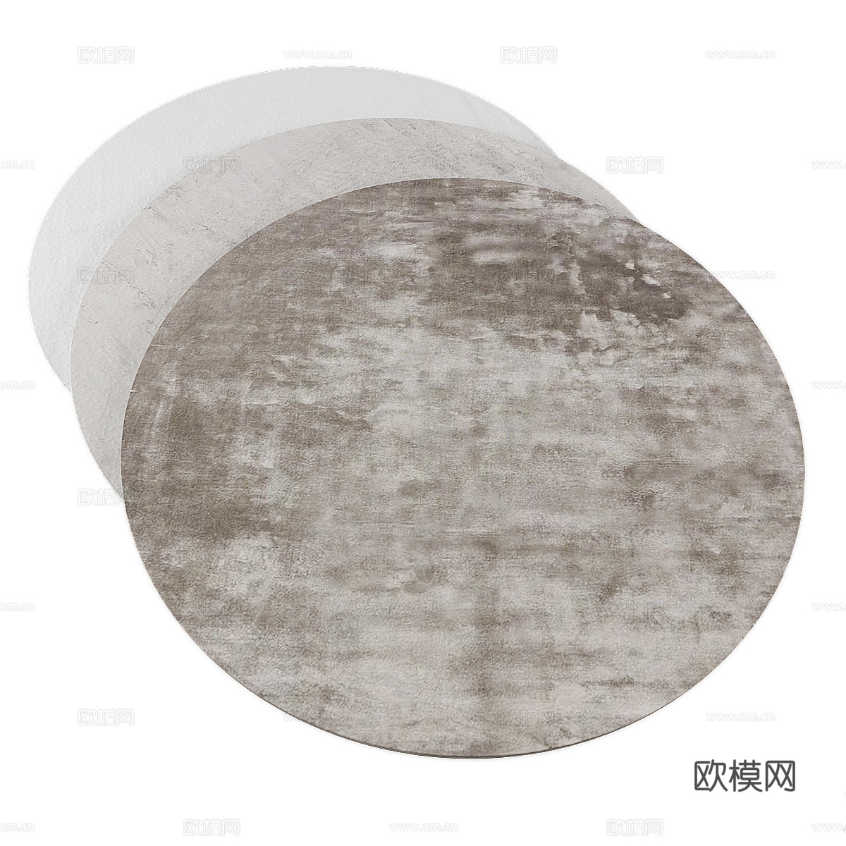 圆形地毯3d模型