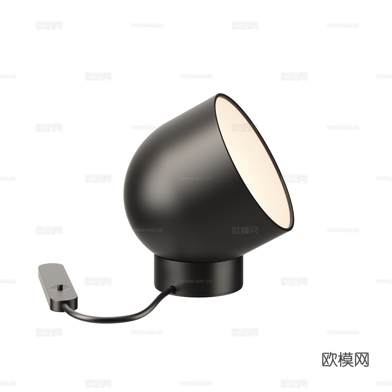 Vibia 现代台灯 极简台灯 黑色台灯 小台灯3d模型