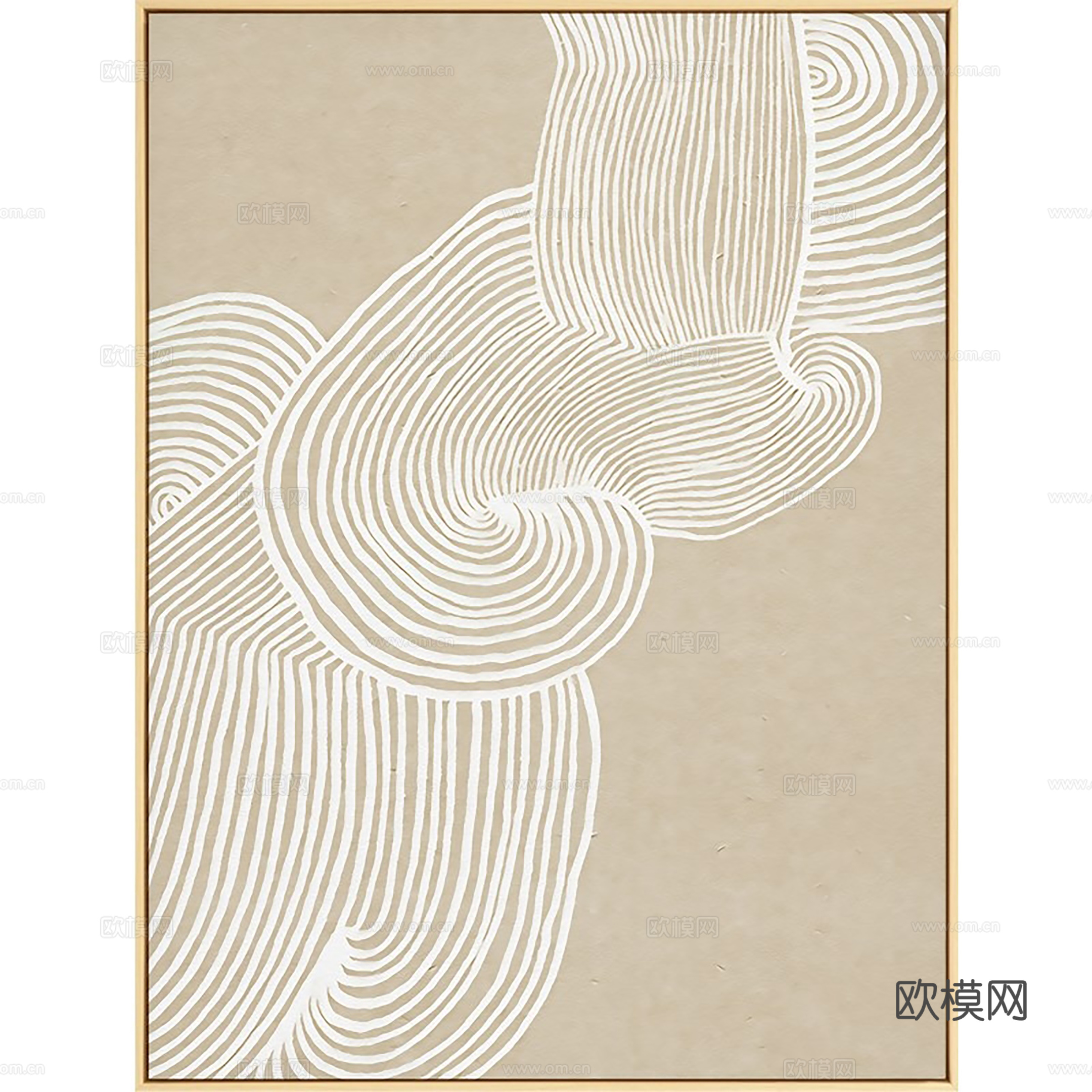 现代简约挂画贴图