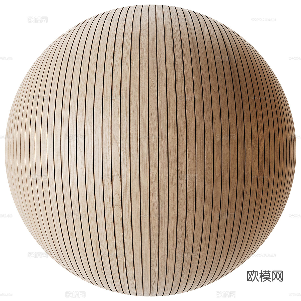 新中式木板 桑拿板 长城板 木地板3d模型
