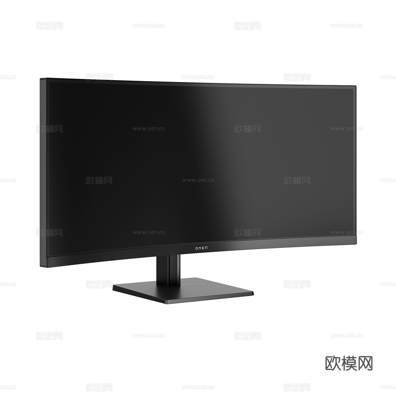 惠普 Omen 34c 游戏显示器 显示器 显示屏3d模型
