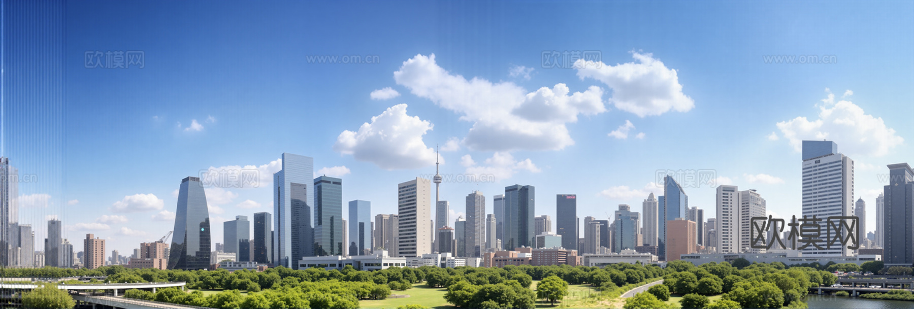 白天城市外景