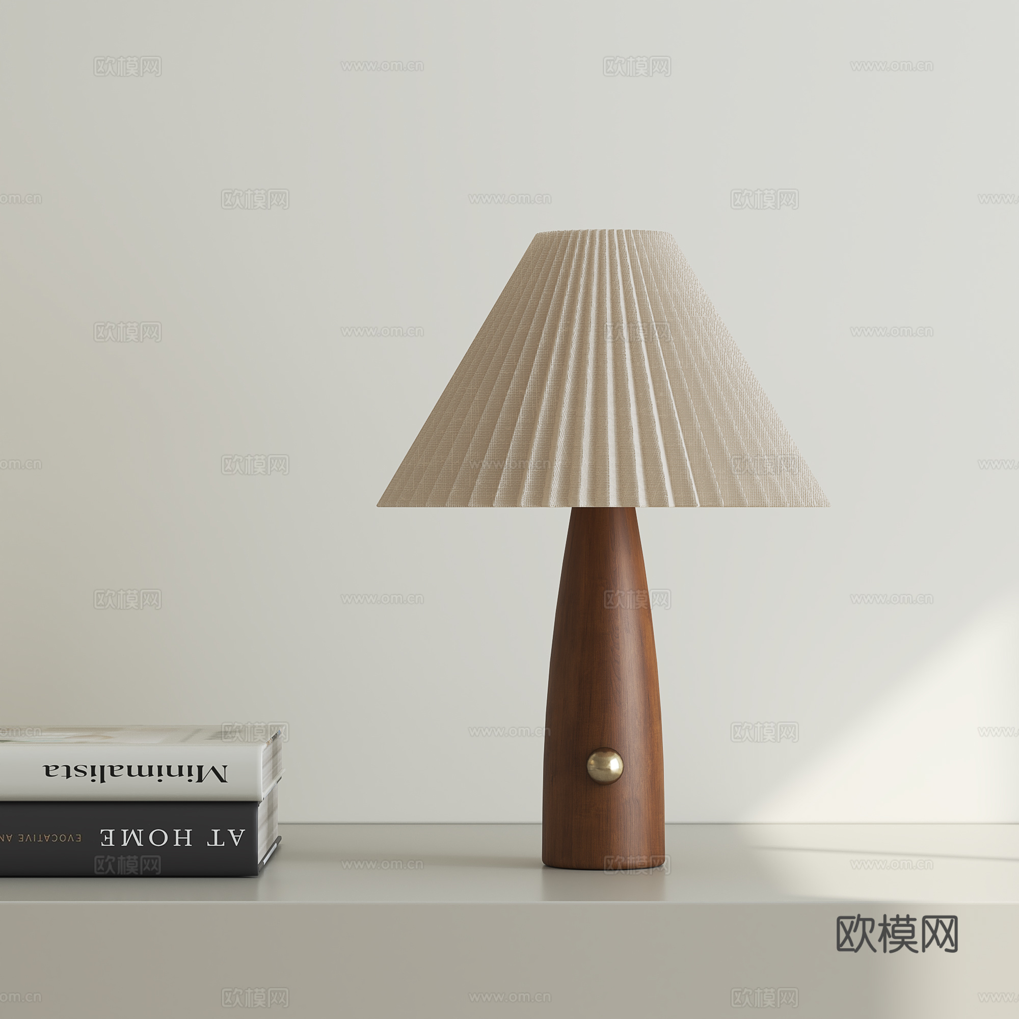 法式中古台灯su模型