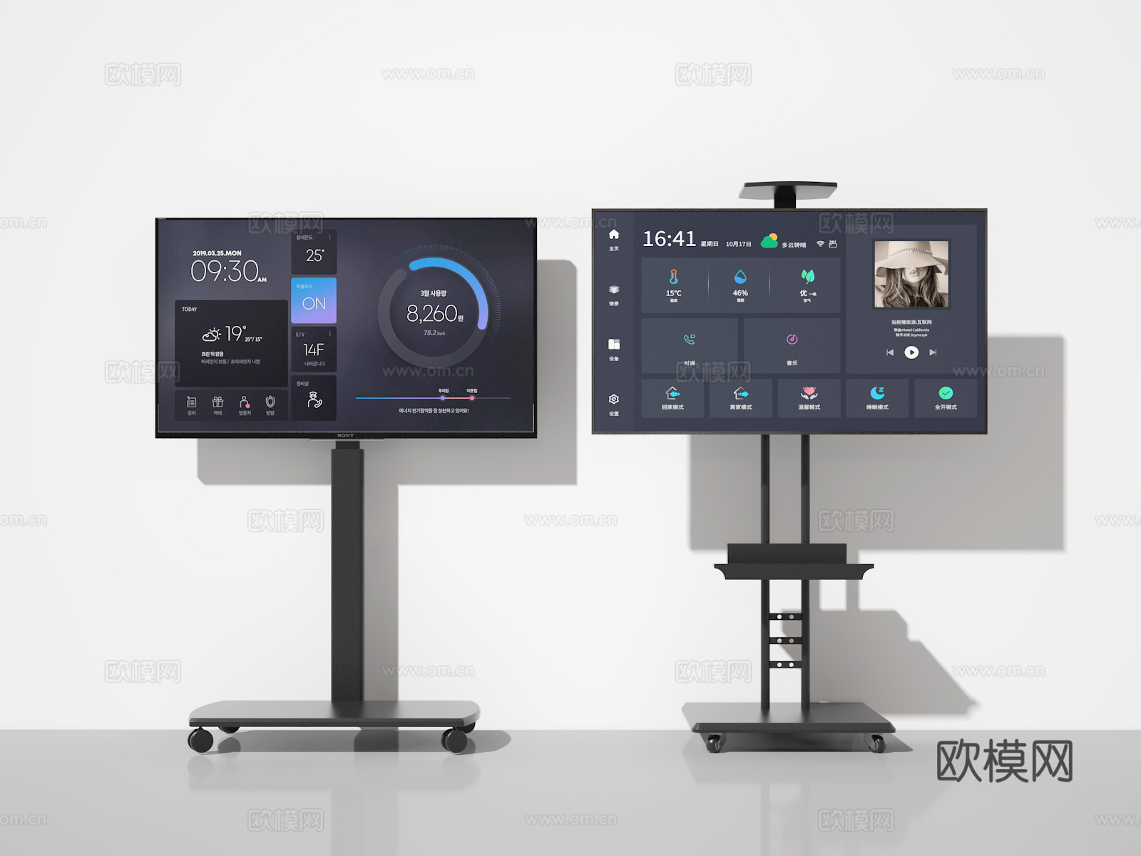 电视机3d模型