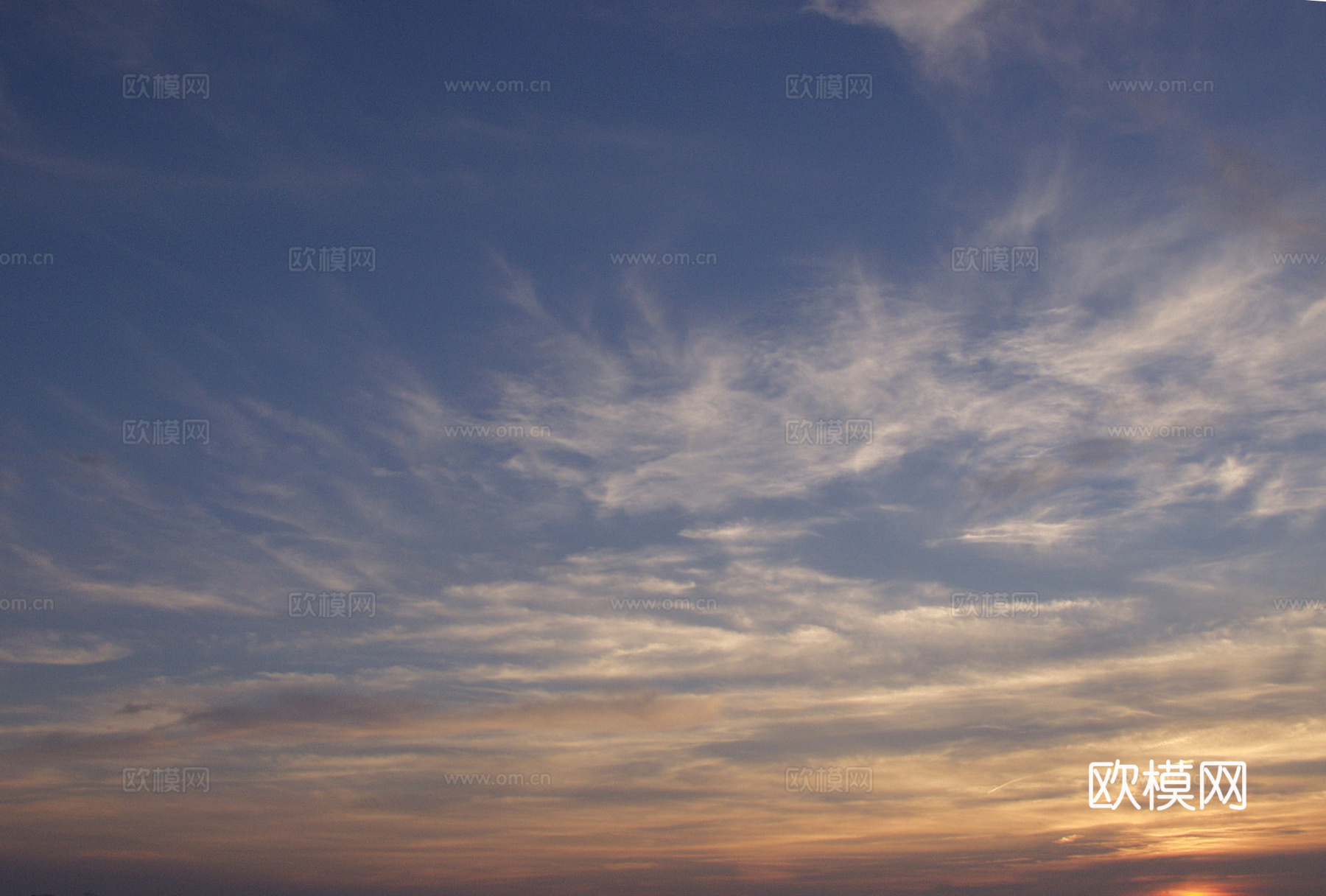 白云 蓝天