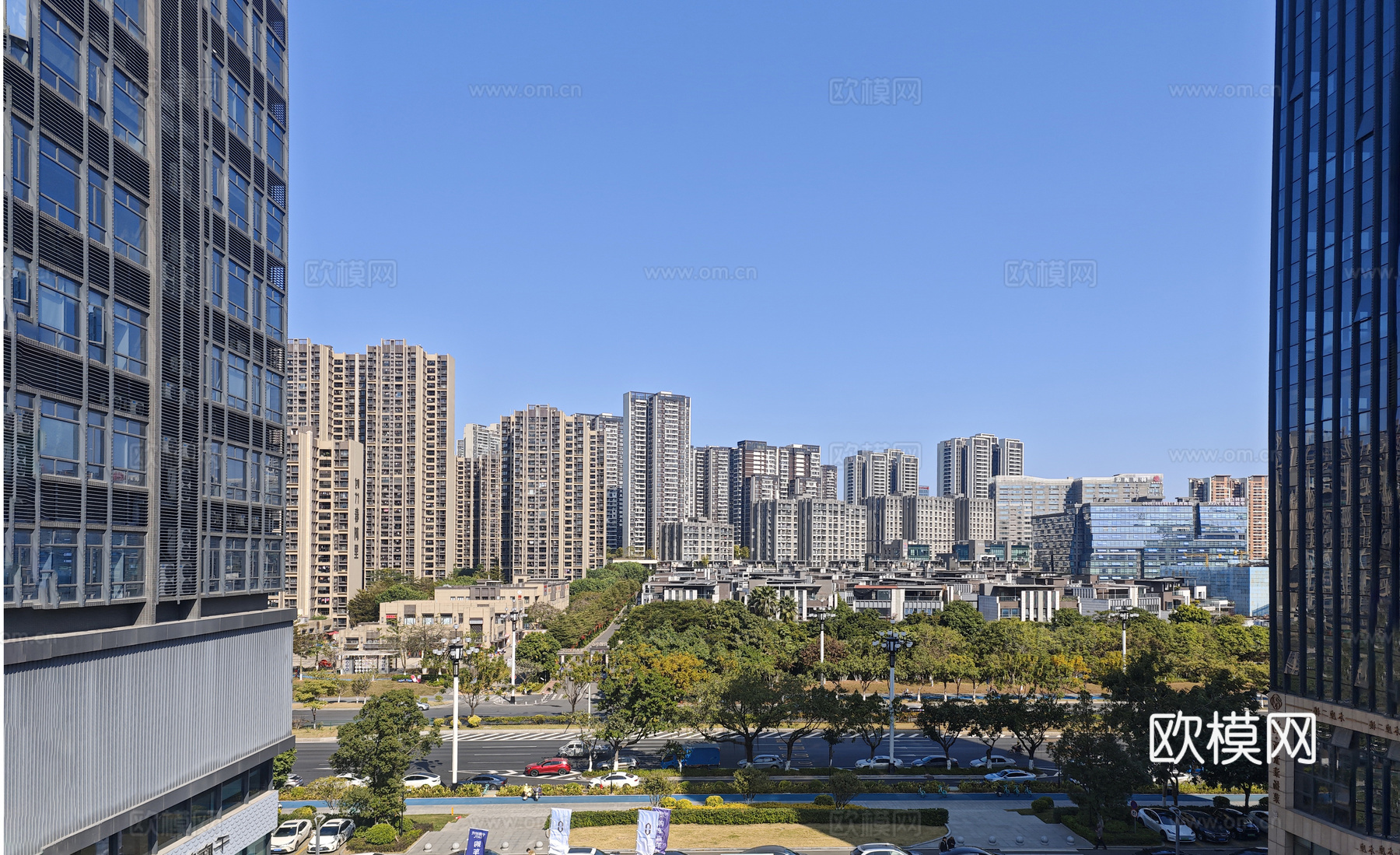 白天城市外景下载