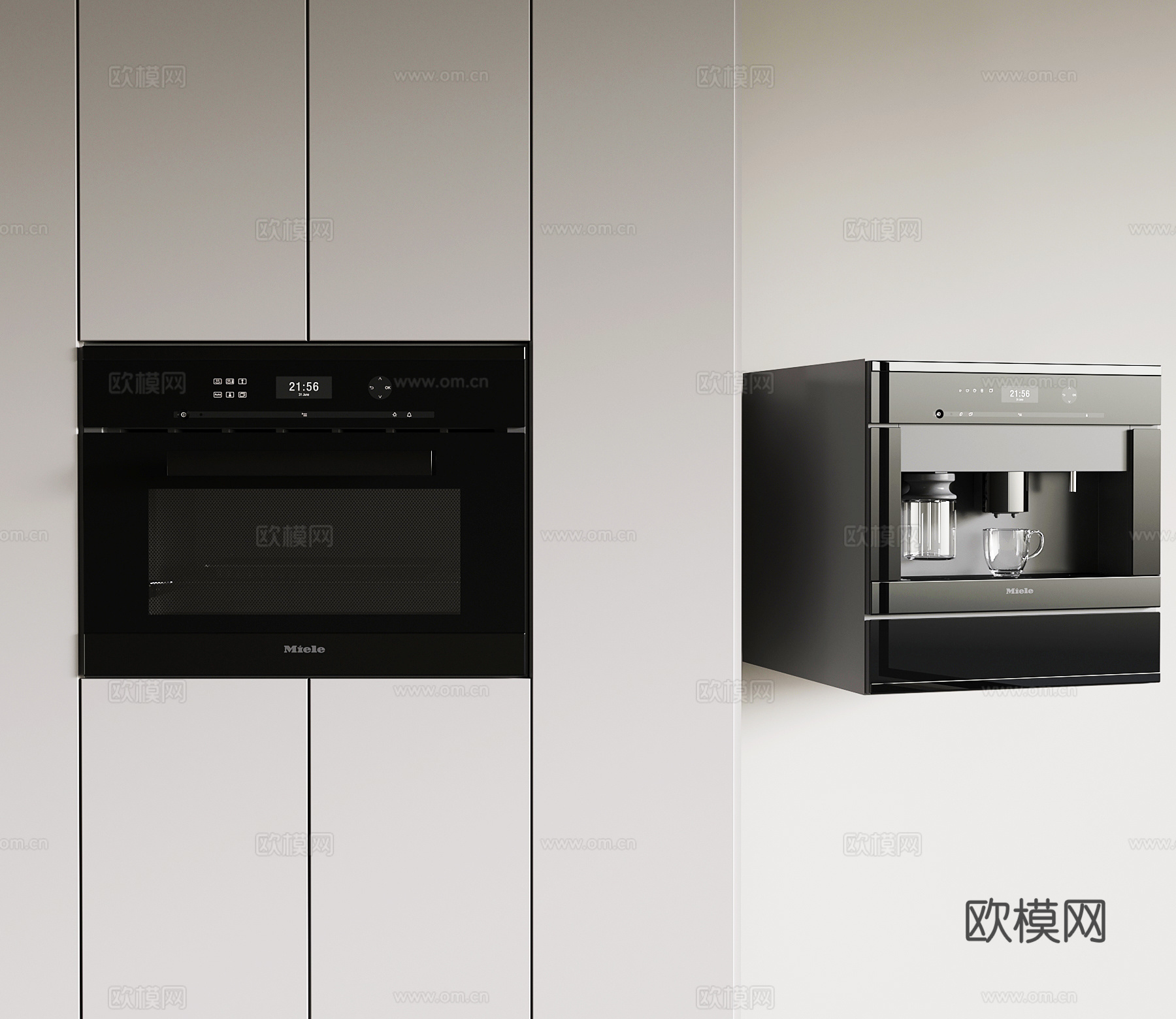 现代直饮机 烤箱 生活用品 电器3d模型