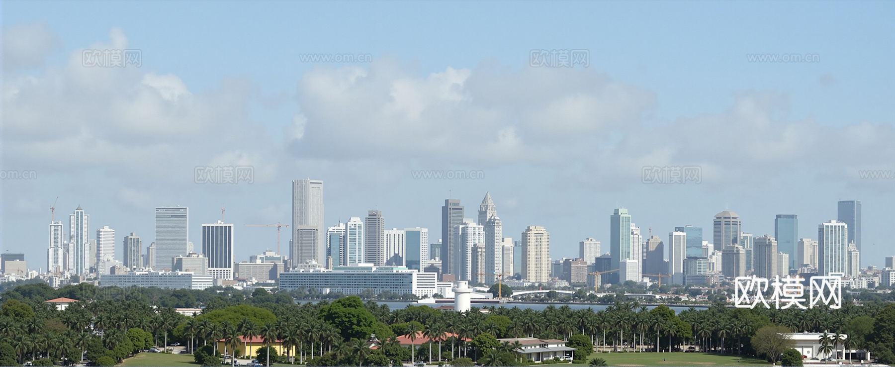 白天城市外景