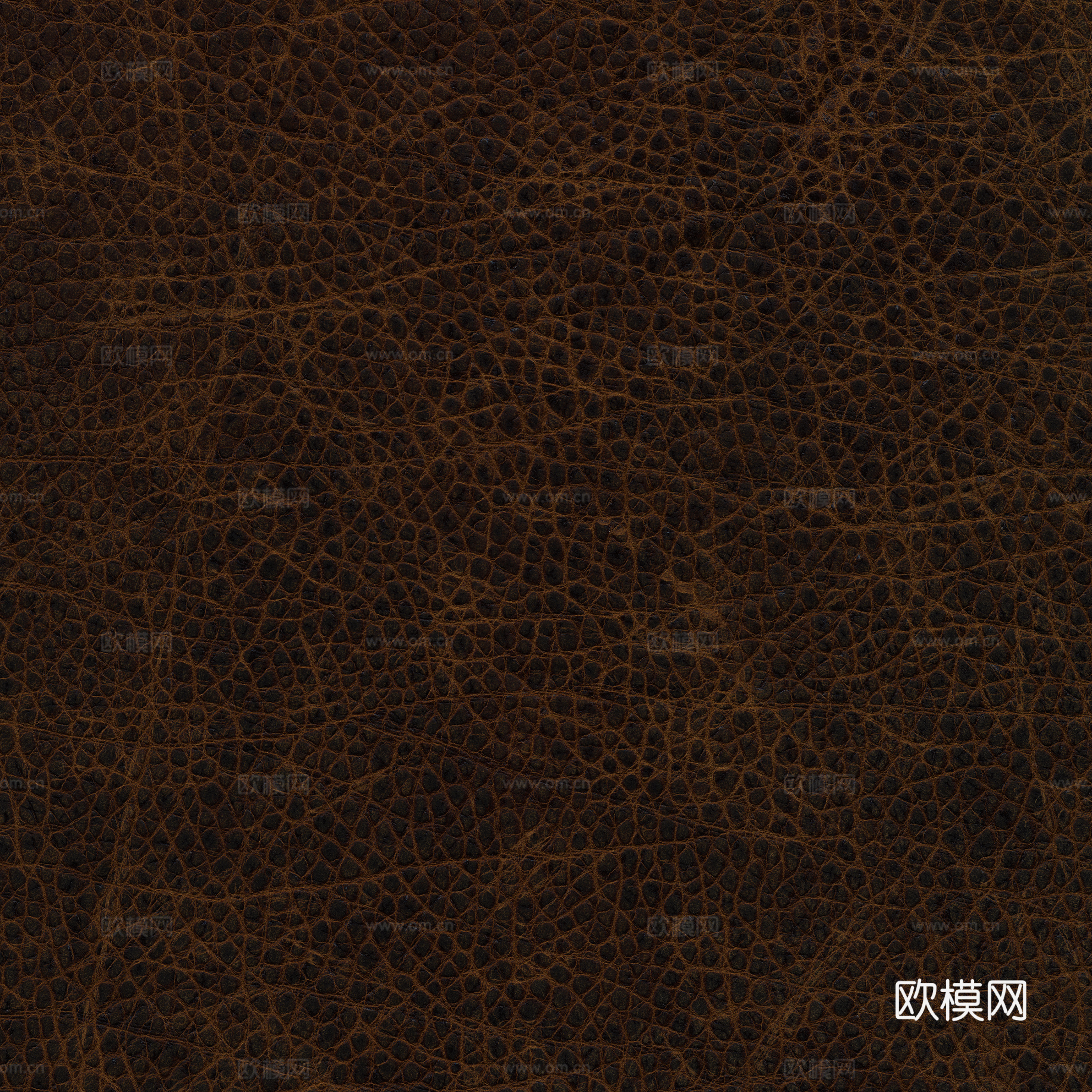 现代皮革 粗纹皮革 咖色皮革