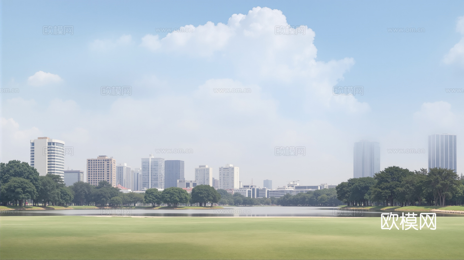 白天城市外景
