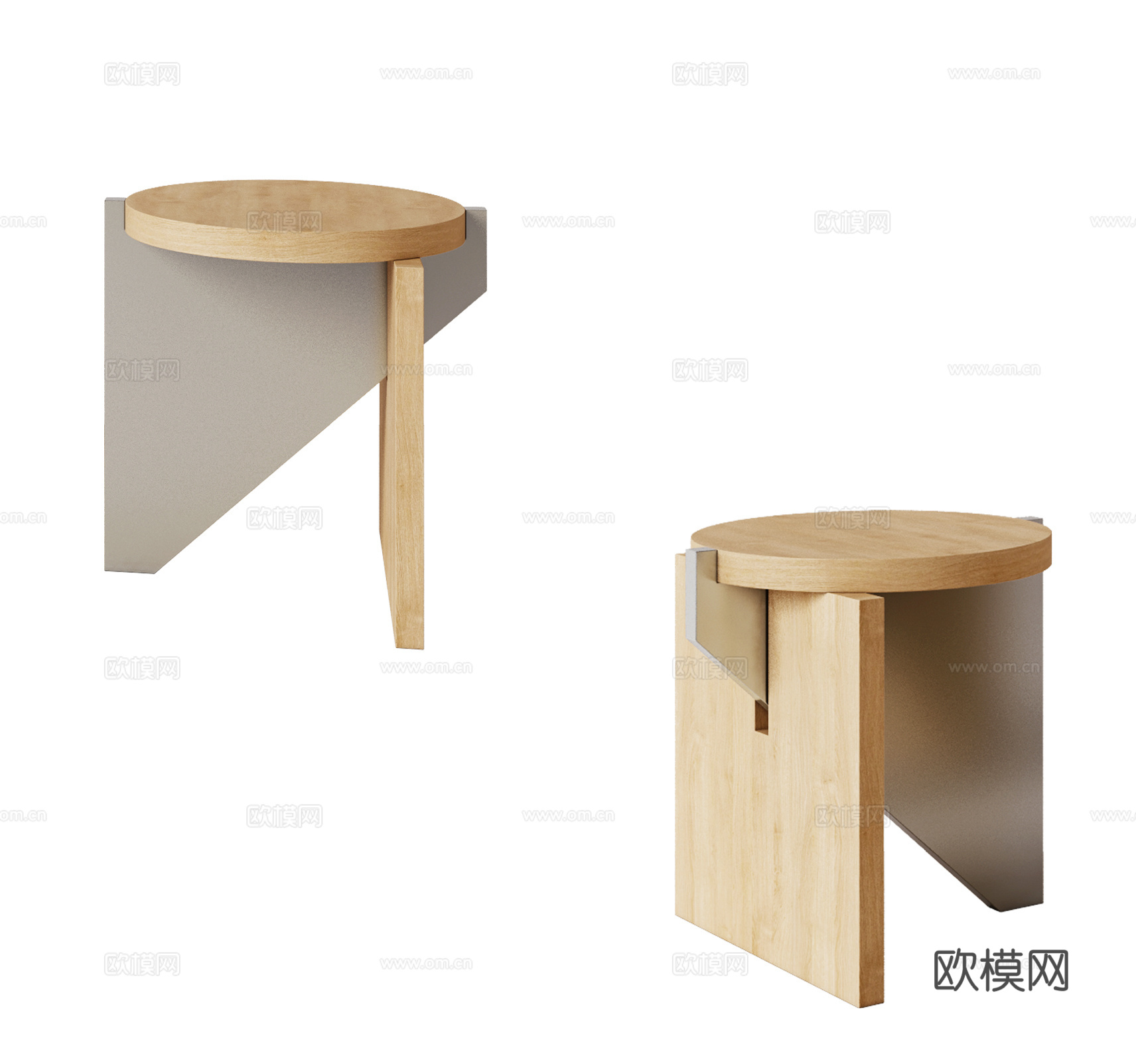 现代凳子 圆凳 木凳子 矮凳 小凳子 换鞋凳3d模型