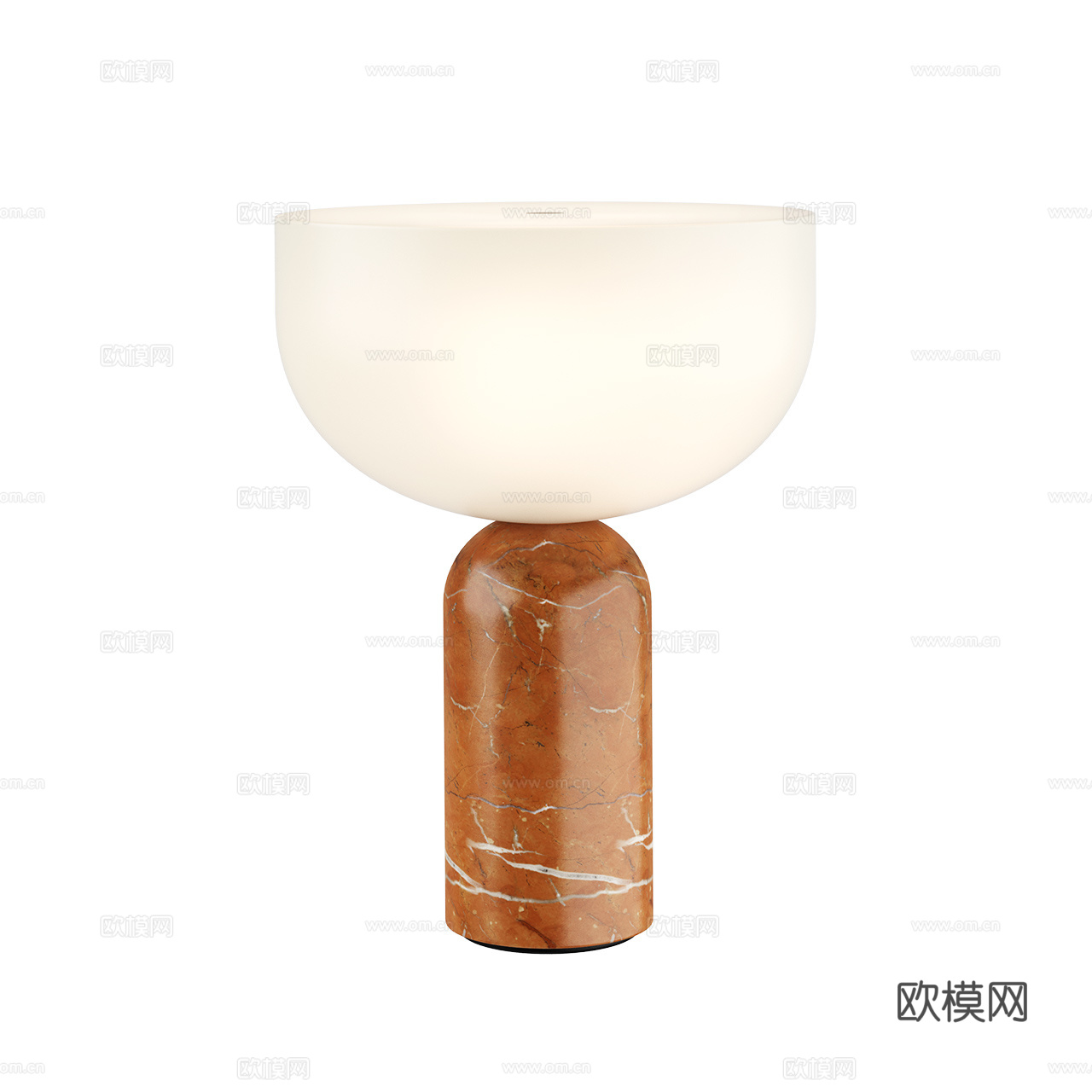 New Works 意式台灯 大理石台灯 玻璃台灯 极简台灯3d模型
