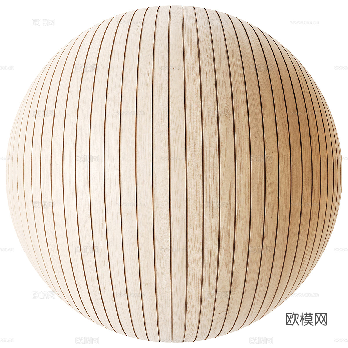 新中式木板 桑拿板 长城板 木地板3d模型