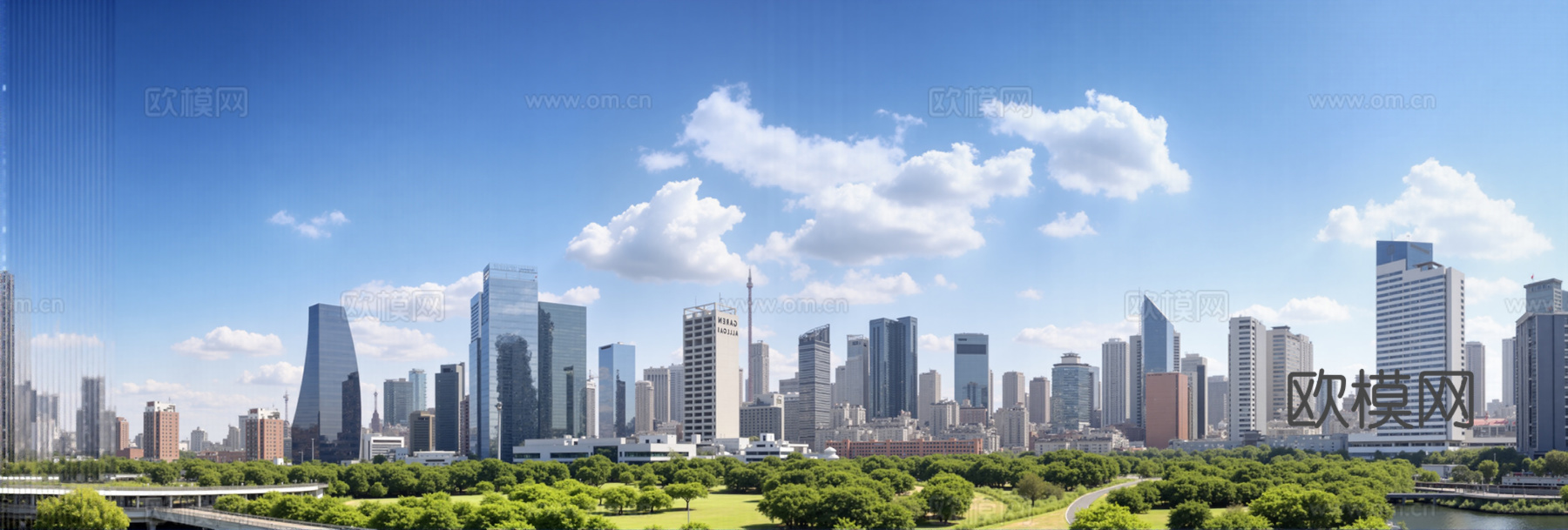 白天城市外景