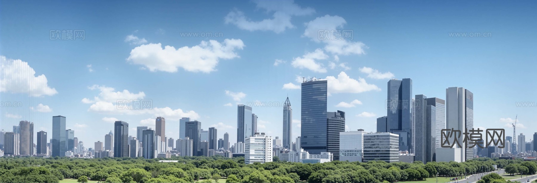 白天城市外景