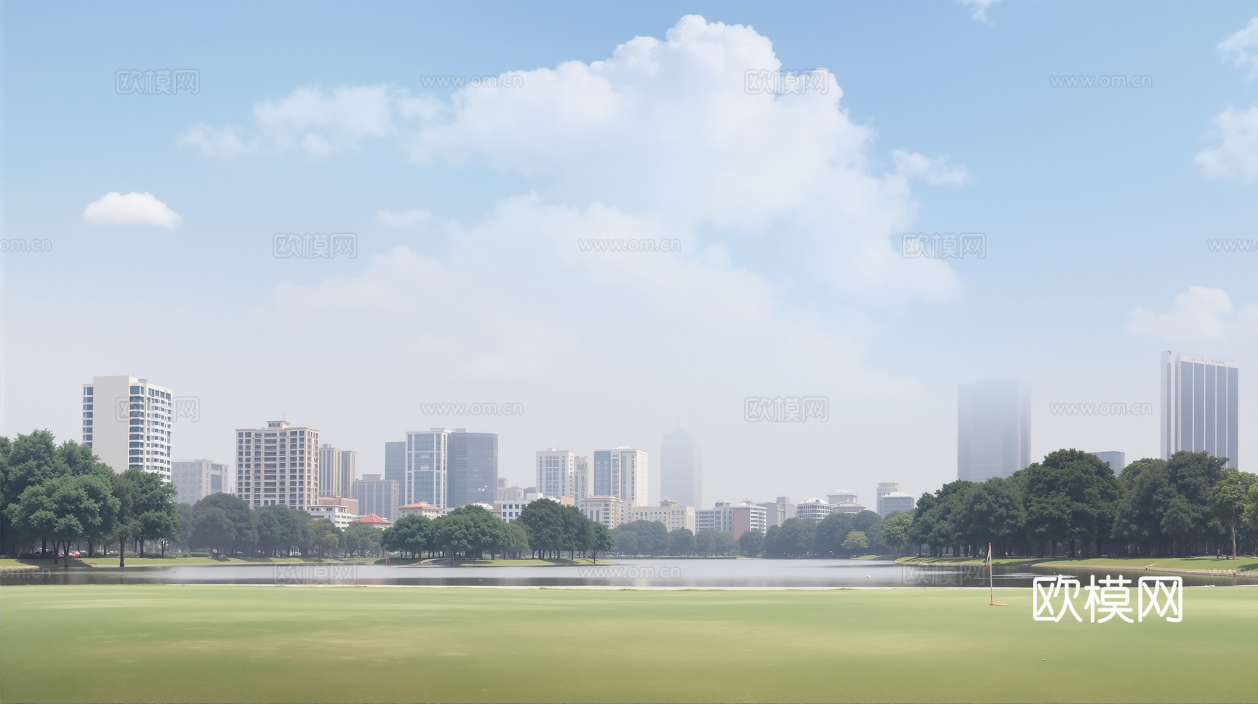 白天城市外景