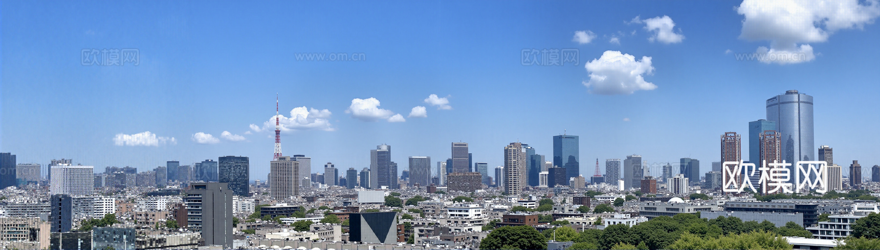 白天城市外景