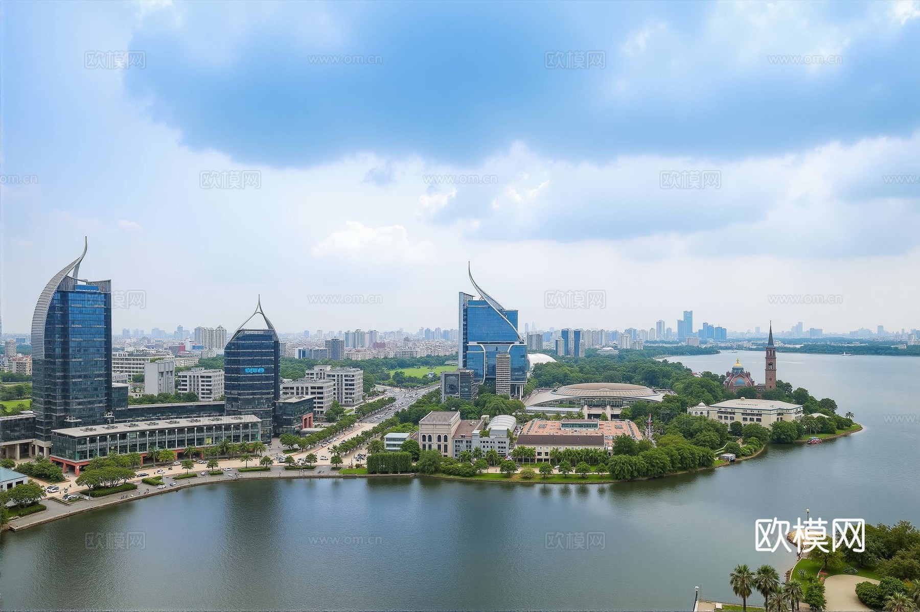 白天城市外景下载