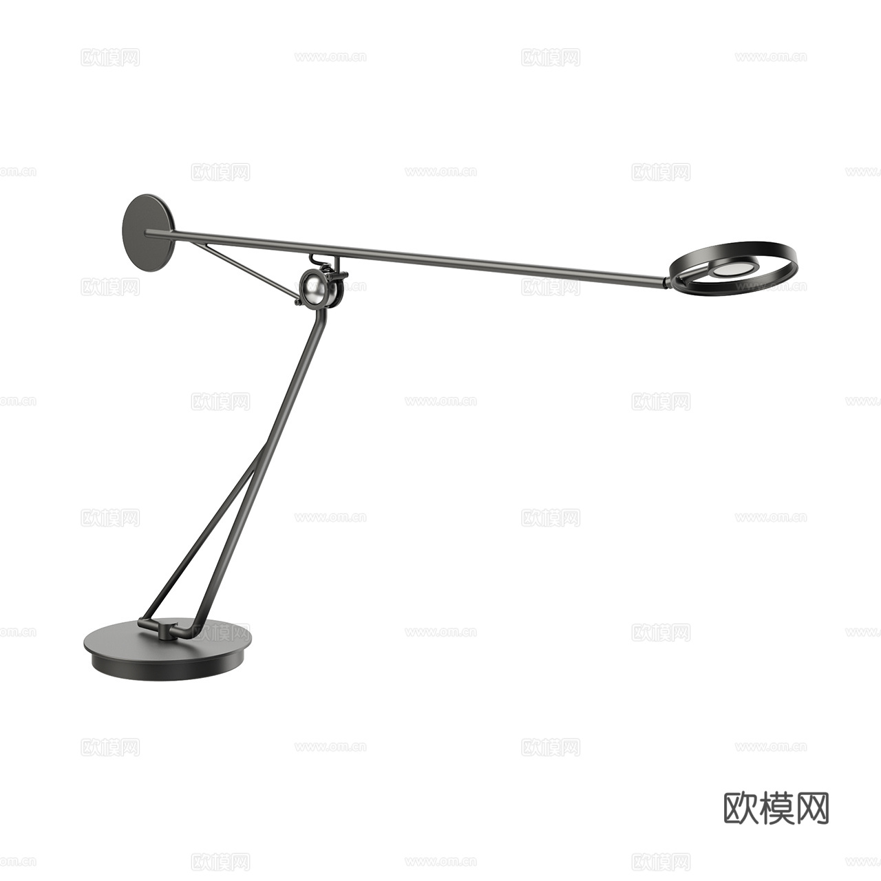 DCW 现代台灯 摇臂台灯 长条台灯 办公台灯 学习台灯3d模型