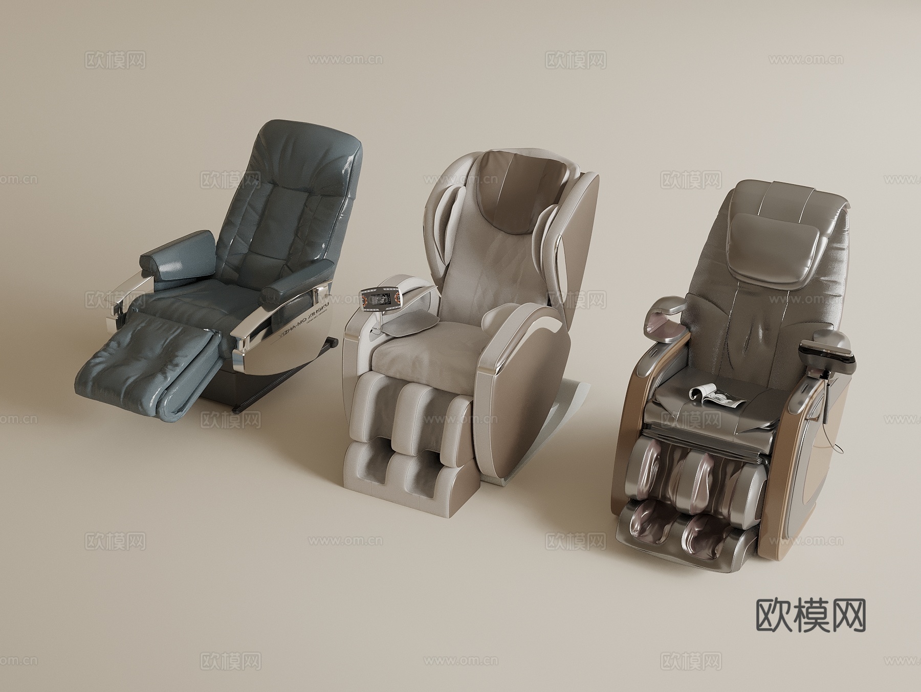 现代按摩椅3d模型