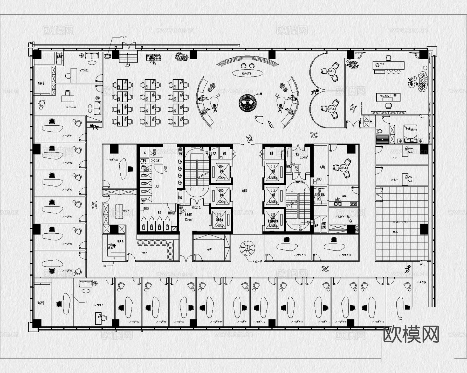 直播间 网红直播间 电商直播间 电商公司 网络传媒 网络公司cad施工图