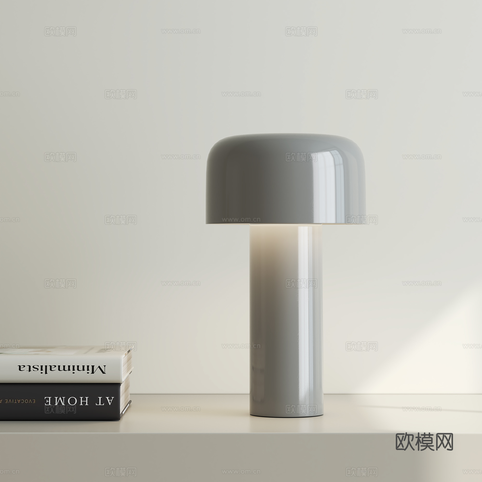 现代极简台灯3d模型