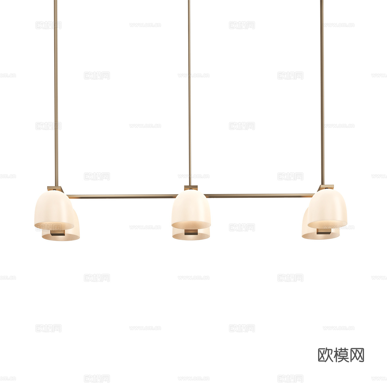 Articolo 现代吊灯 轻奢吊灯 金属吊灯 多头吊灯3d模型