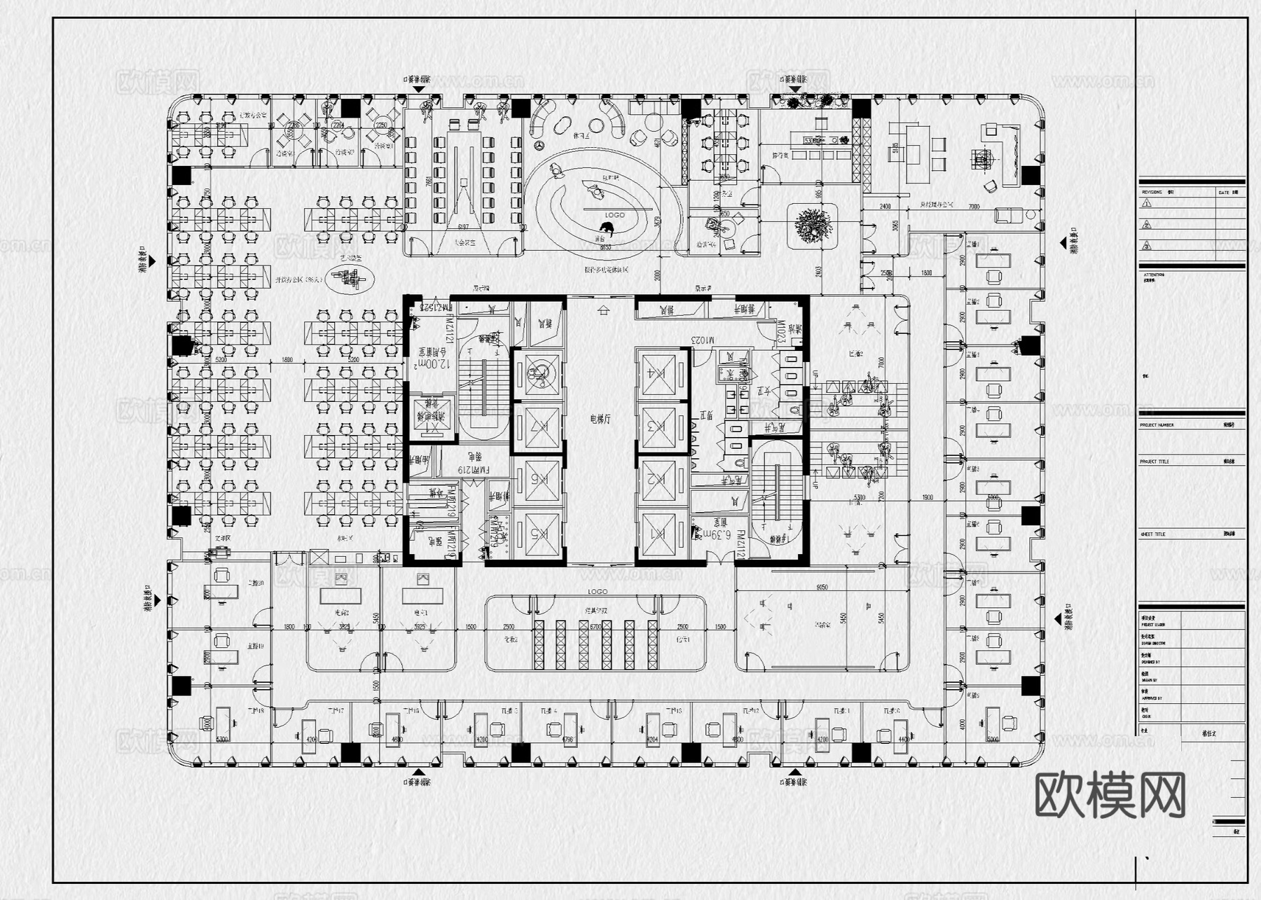直播间 网红直播间 电商直播间 电商公司 网络传媒 网络公司cad施工图