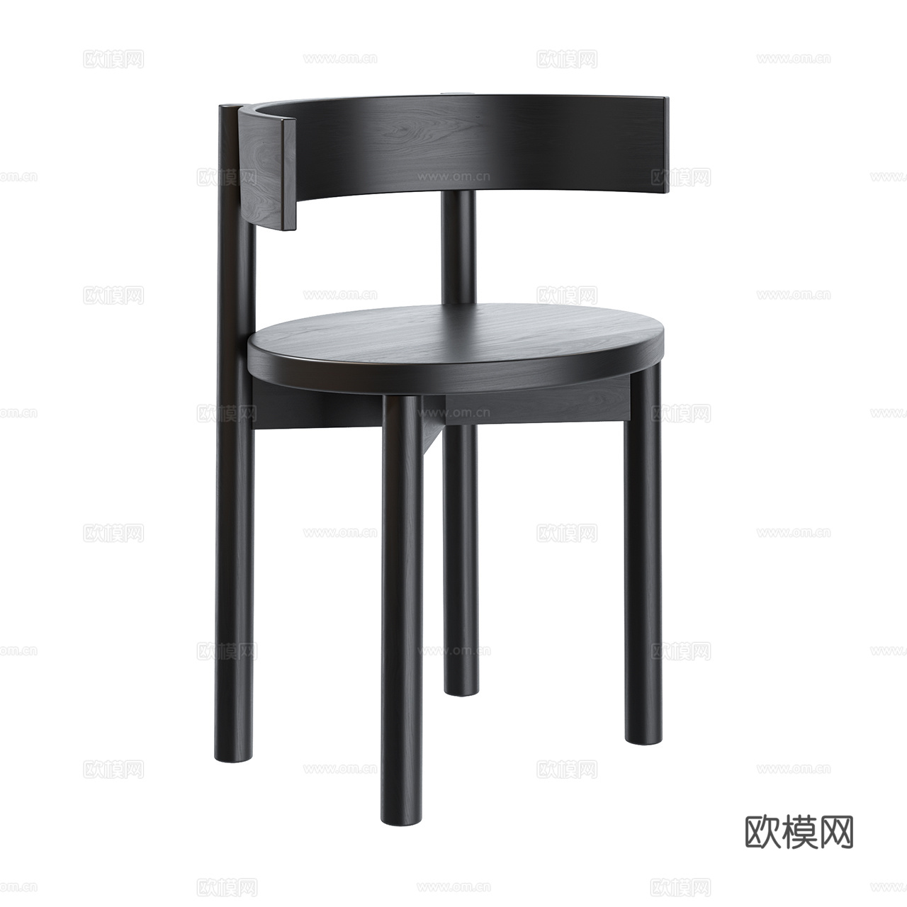 Serax 极简单椅 北欧单椅 中古风单椅 餐椅 扶手椅3d模型