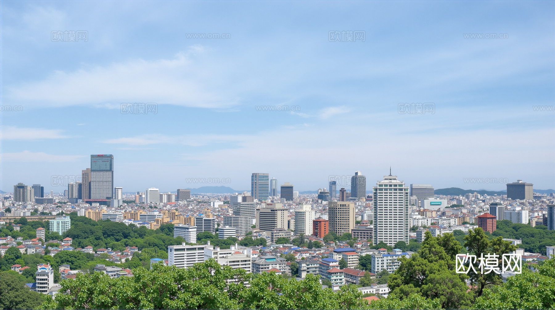 城市白天外景