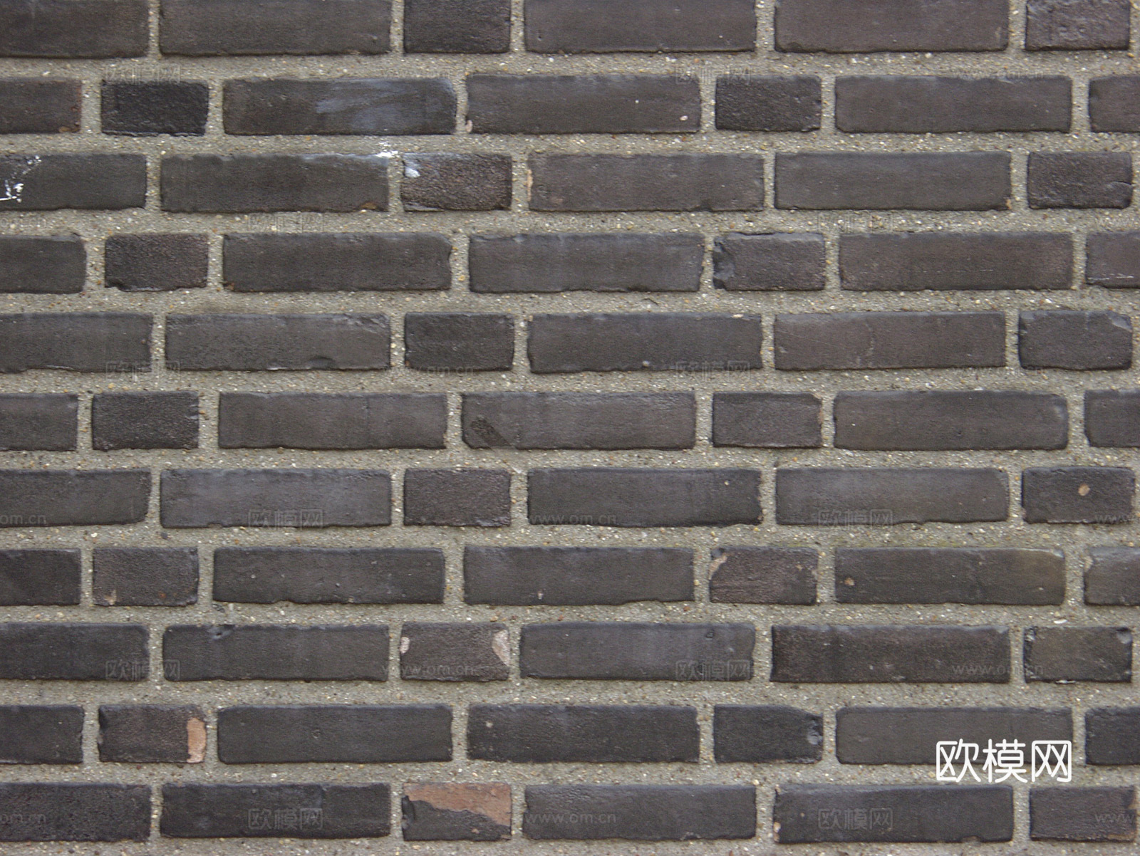 墙砖地砖 现代小砖墙 深色砖 户外砖下载