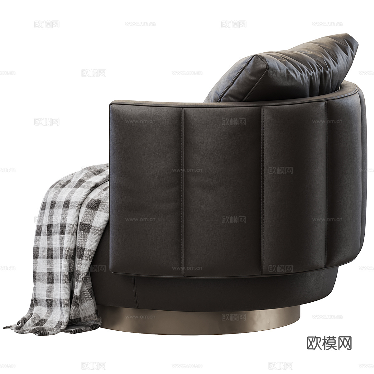 现代意式轻奢 Torii bold 扶手椅3d模型