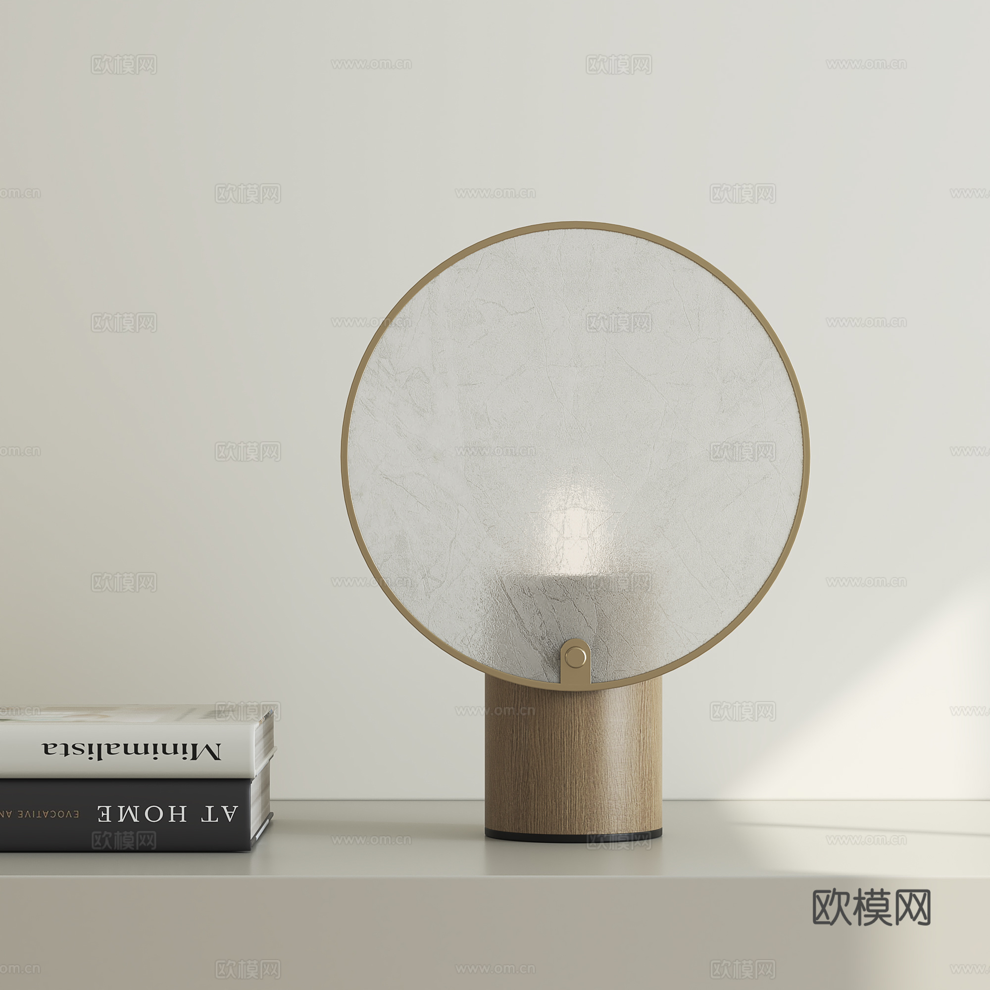 新中式复古台灯3d模型