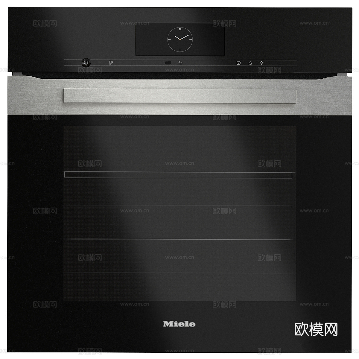 现代 MIele 烤箱套装3d模型
