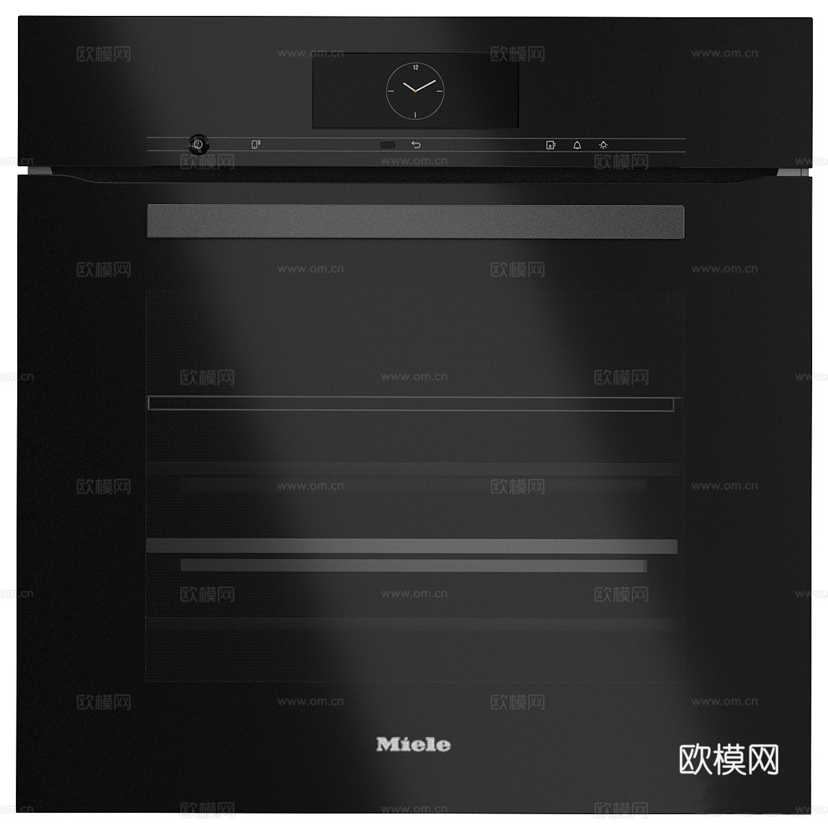 现代 MIele 烤箱套装3d模型