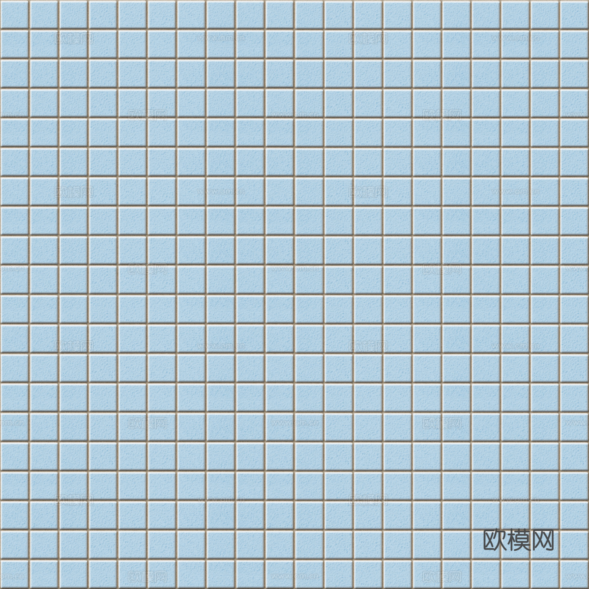 浅蓝色马赛克瓷砖贴图