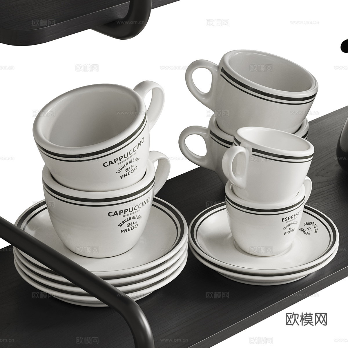 厨房装饰 HM 三层壁架3d模型