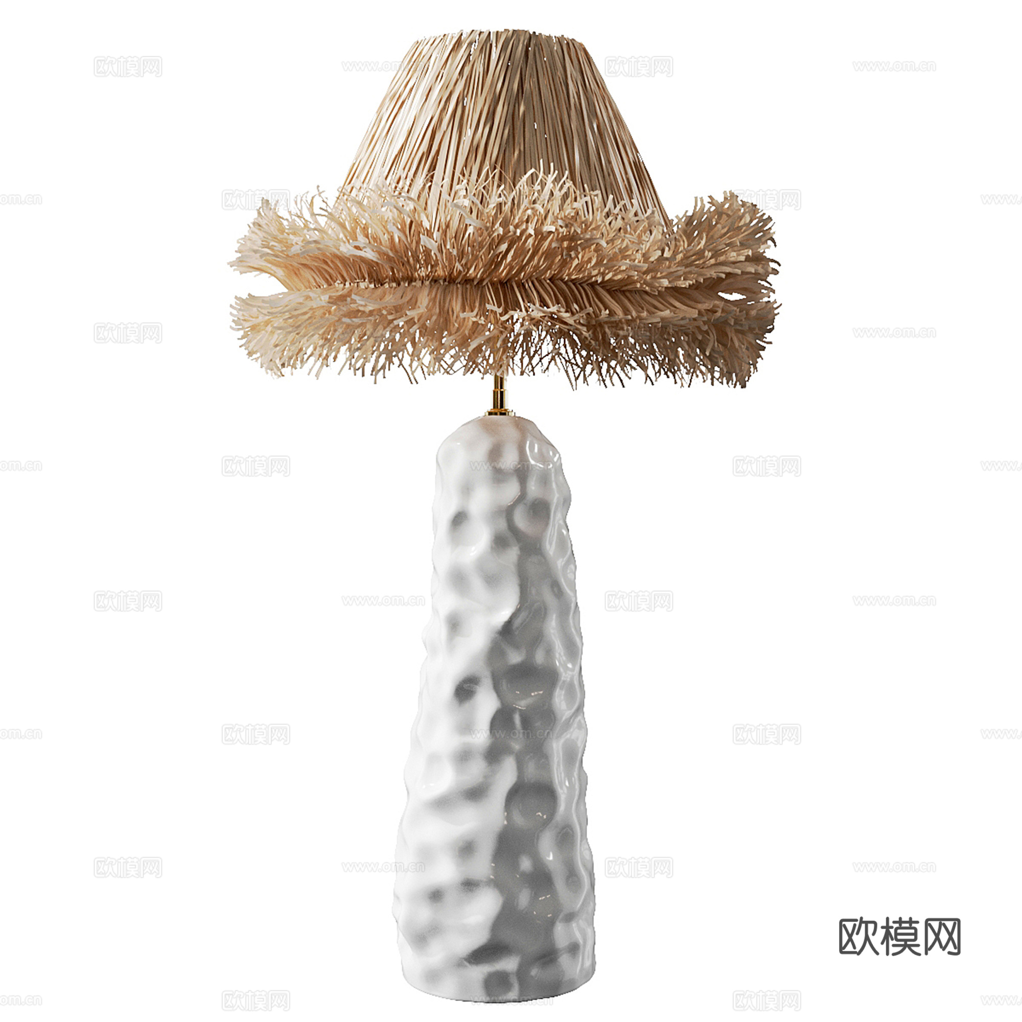 中古风台灯su模型