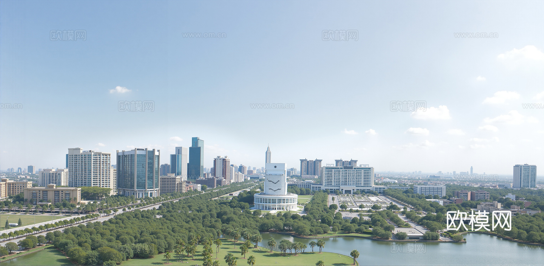 白天城市外景下载