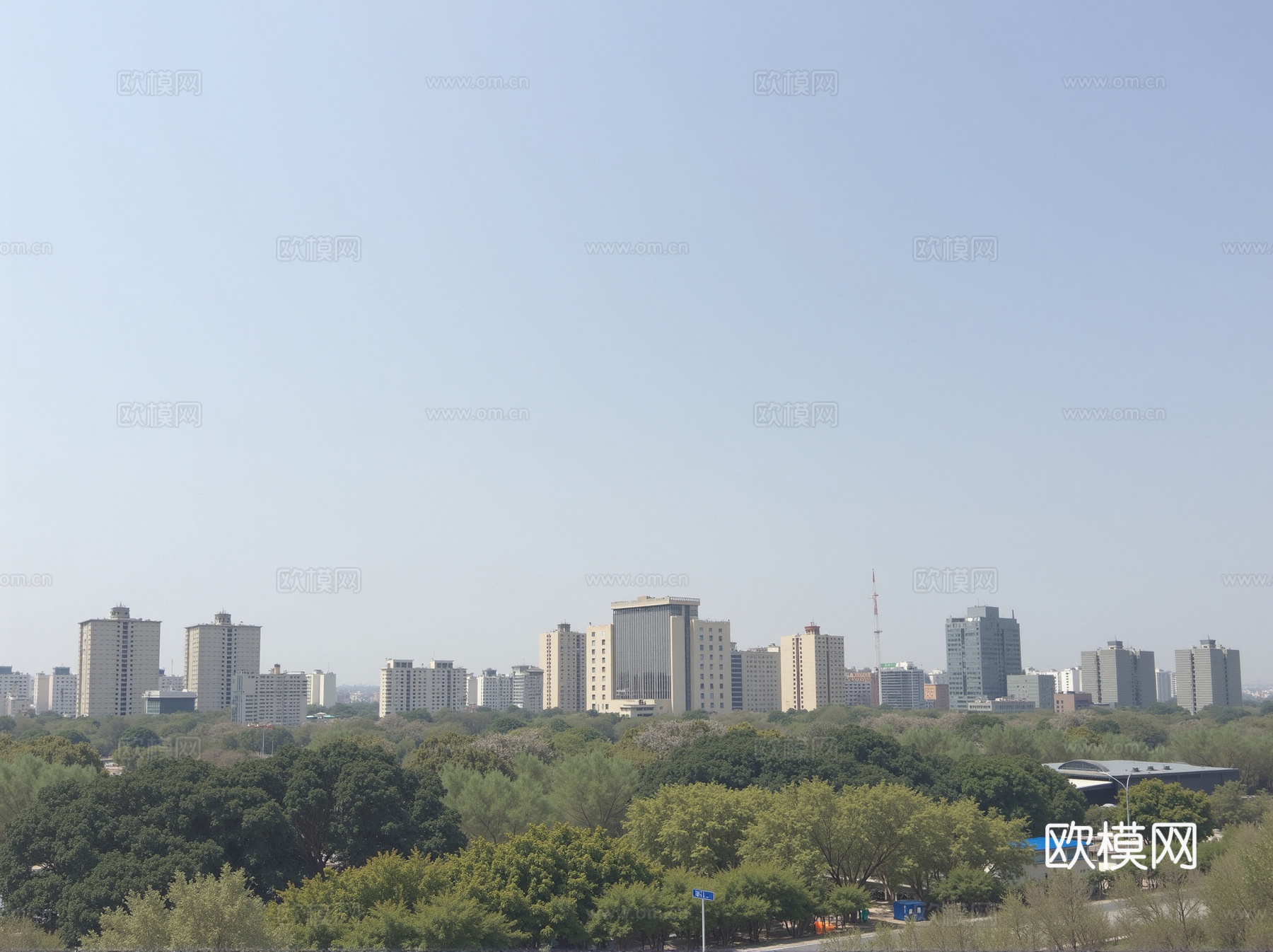 白天城市外景下载