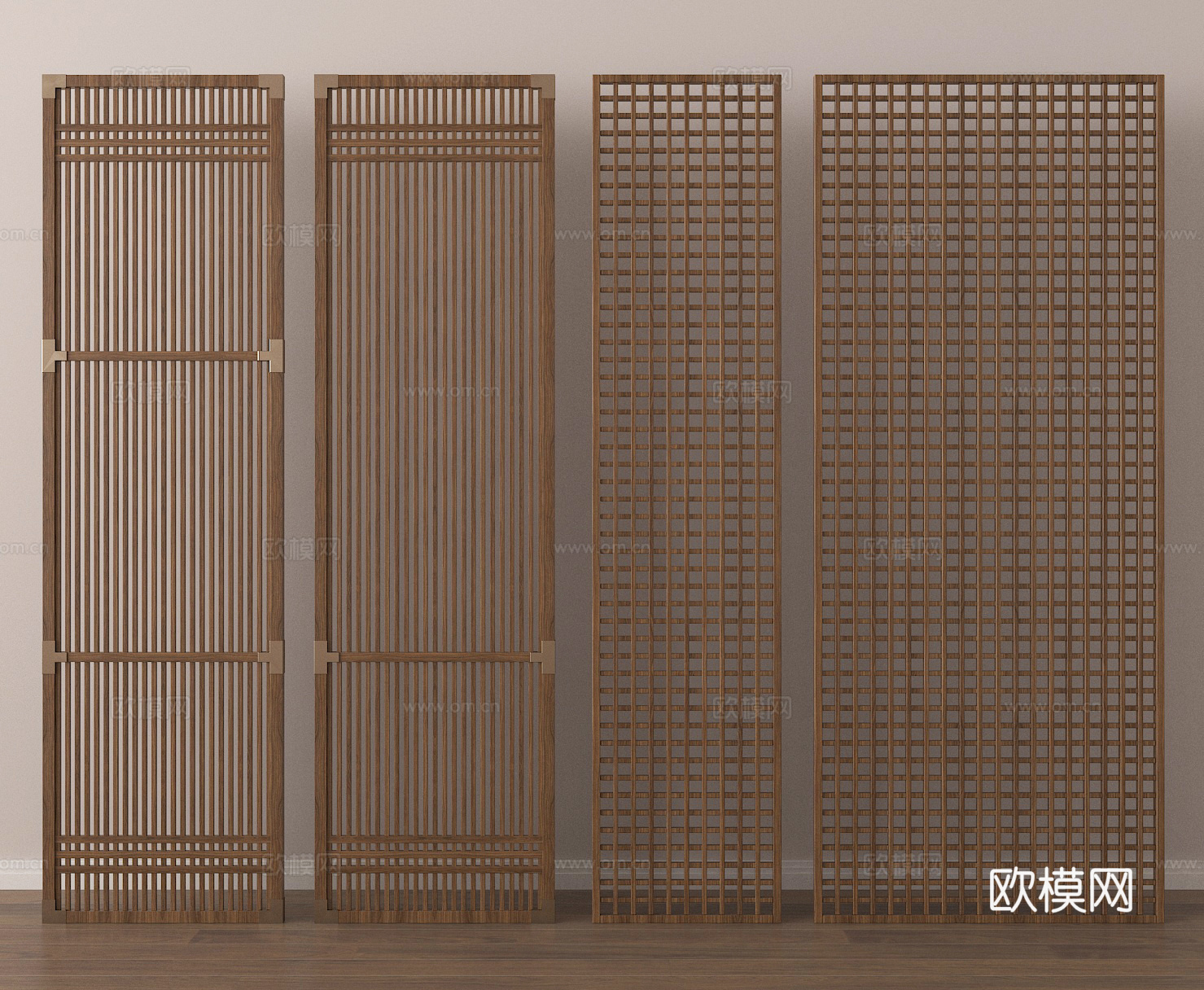 隔断 屏风3d模型