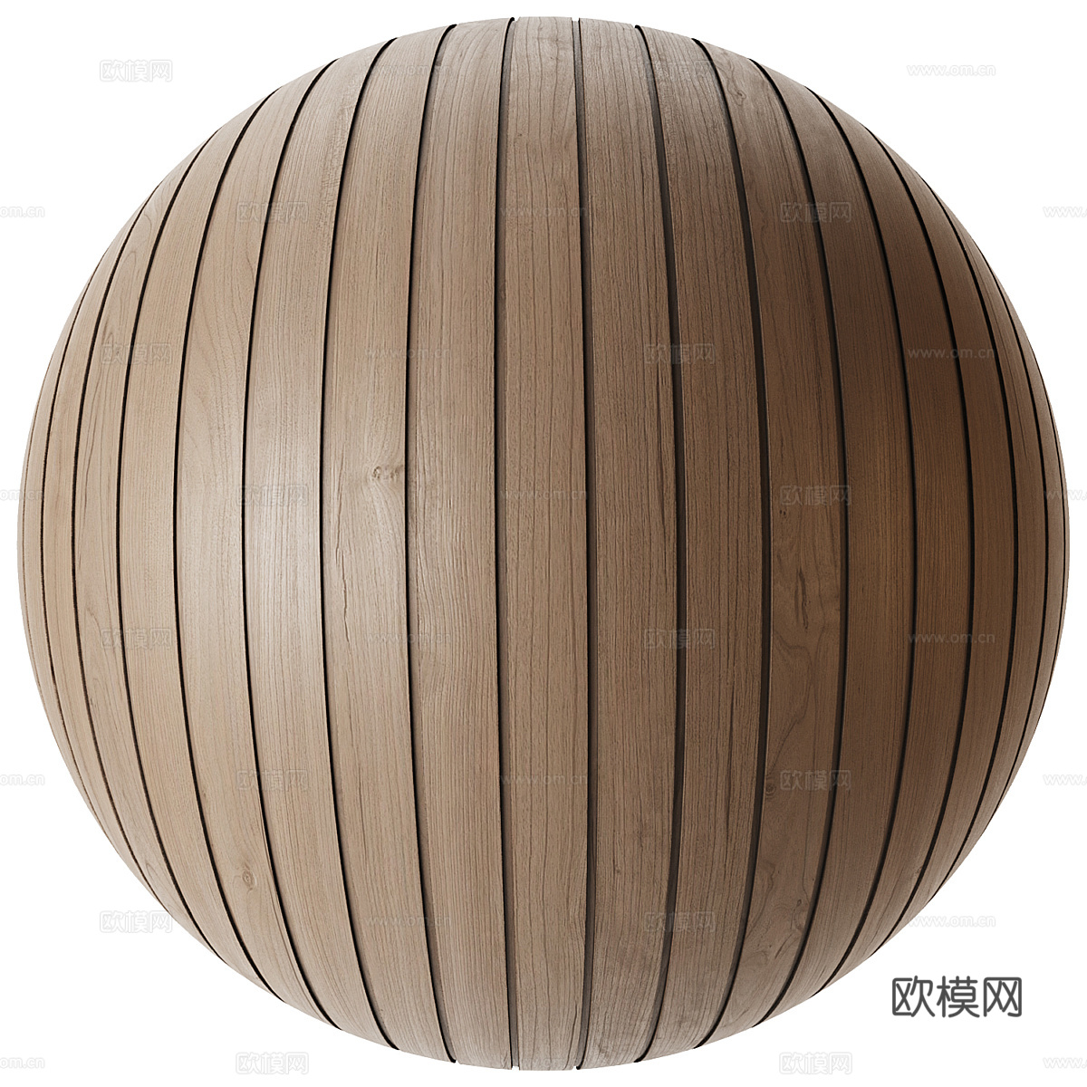 新中式木板 桑拿板 长城板 木地板3d模型