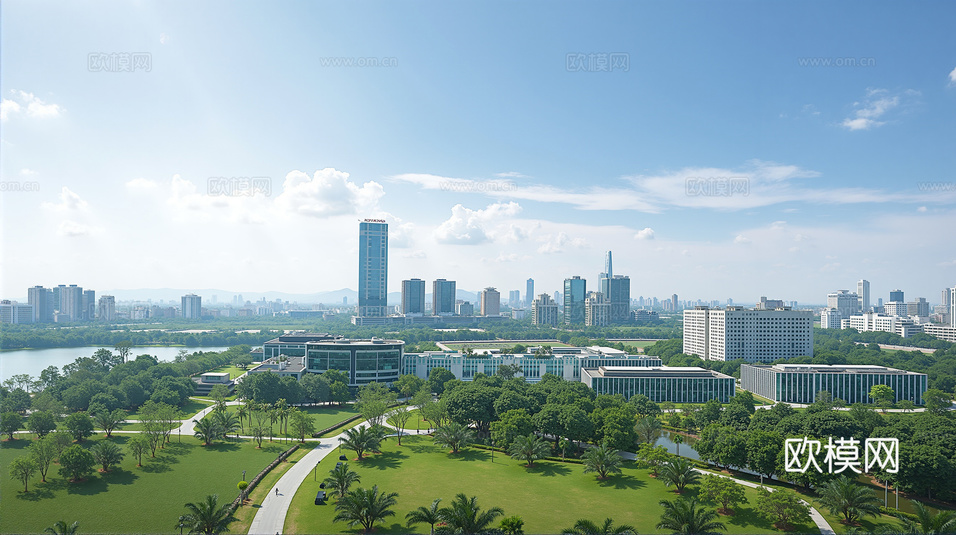 白天城市外景下载