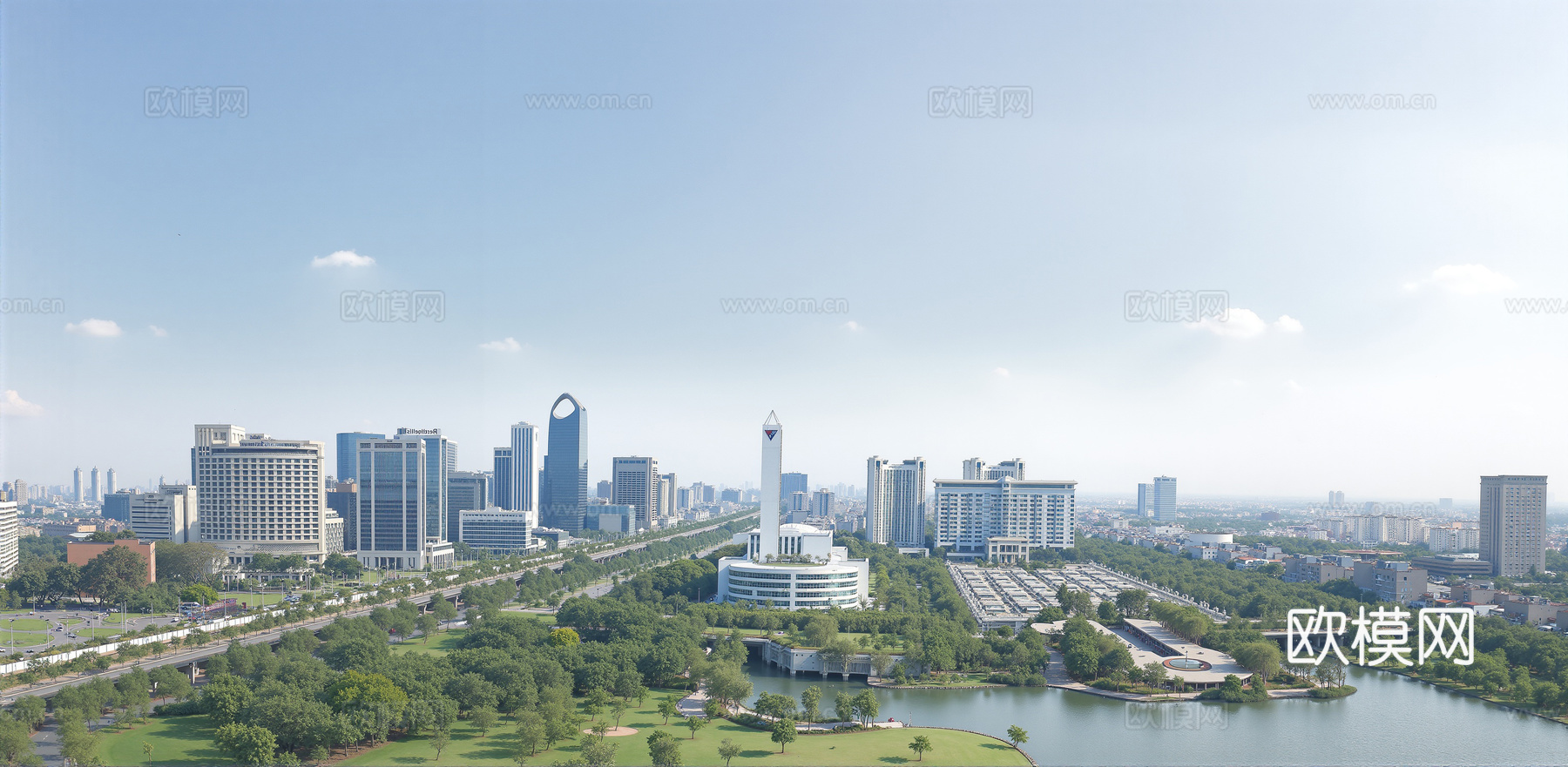 白天城市外景下载