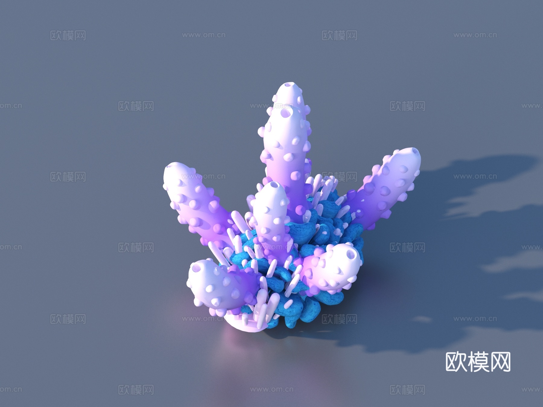珊瑚 水生植物 海底世界3d模型