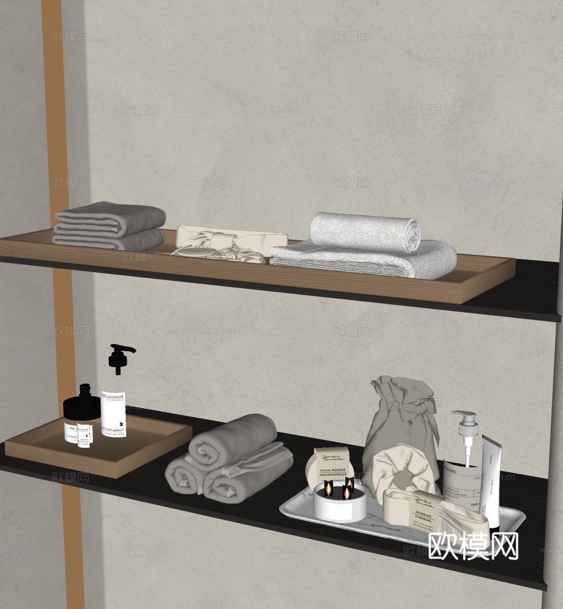 化妆品 现代化妆品 洗浴用品 护肤品su模型
