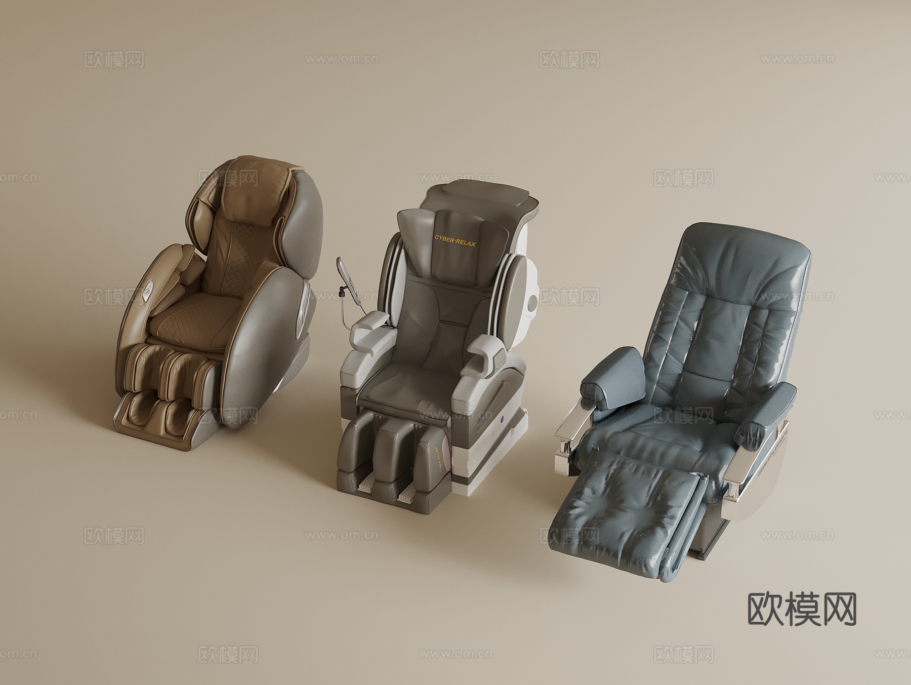 现代按摩椅3d模型