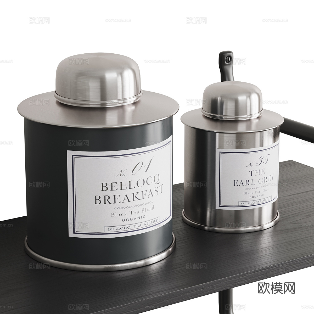 厨房装饰 HM 三层壁架3d模型