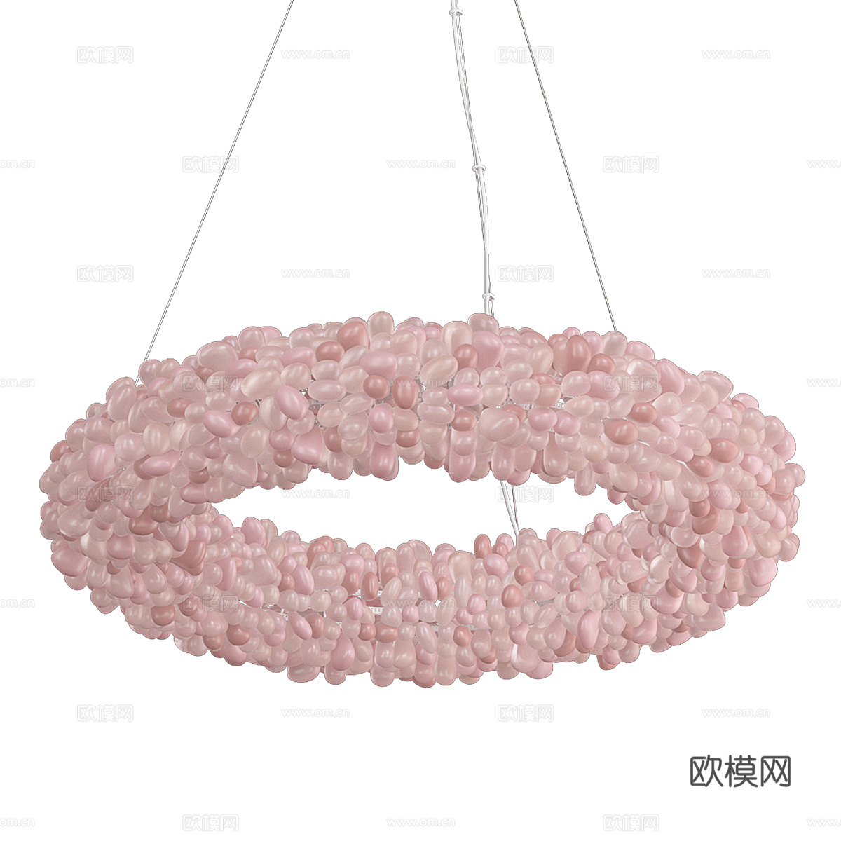 现代意式装饰吊灯3d模型