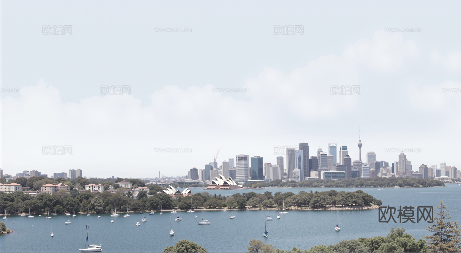 白天城市外景